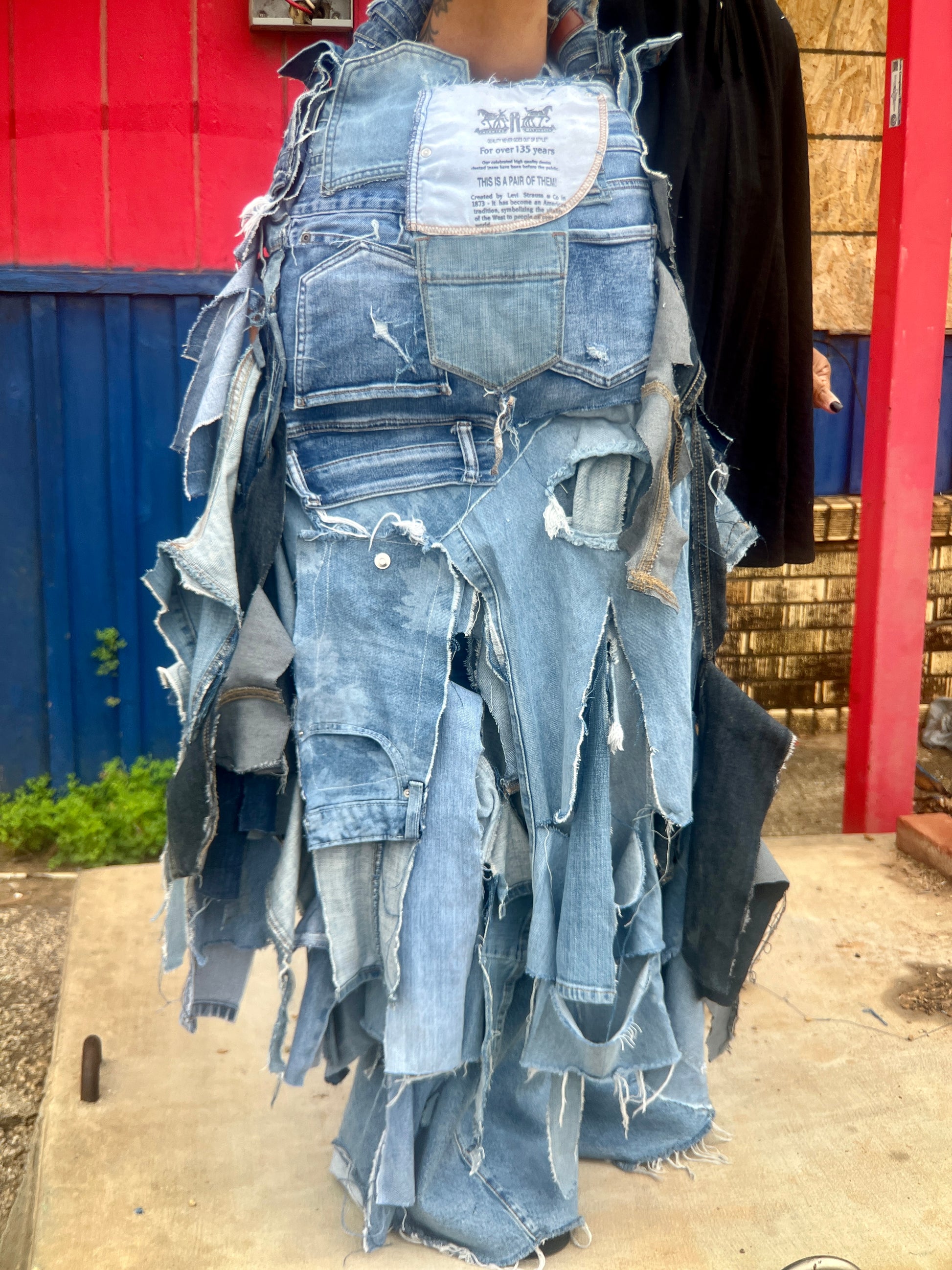 Doing The Most Ugly Denim Grunge Bag