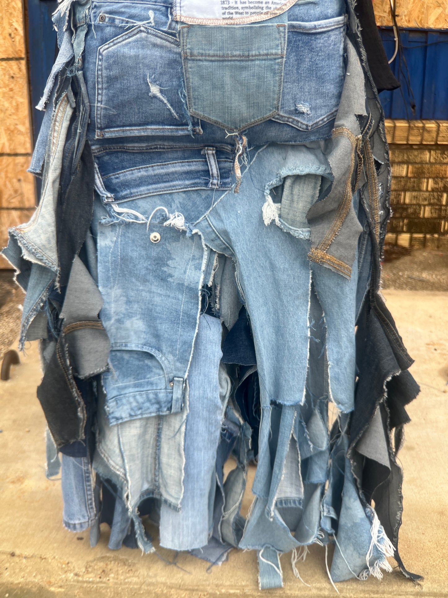 Doing The Most Ugly Denim Grunge Bag