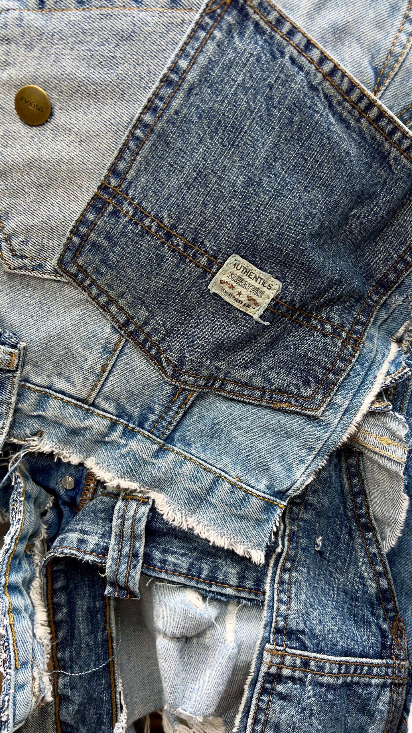 Jumping Jets Ugly Denim All Over Unique Junk Bag
