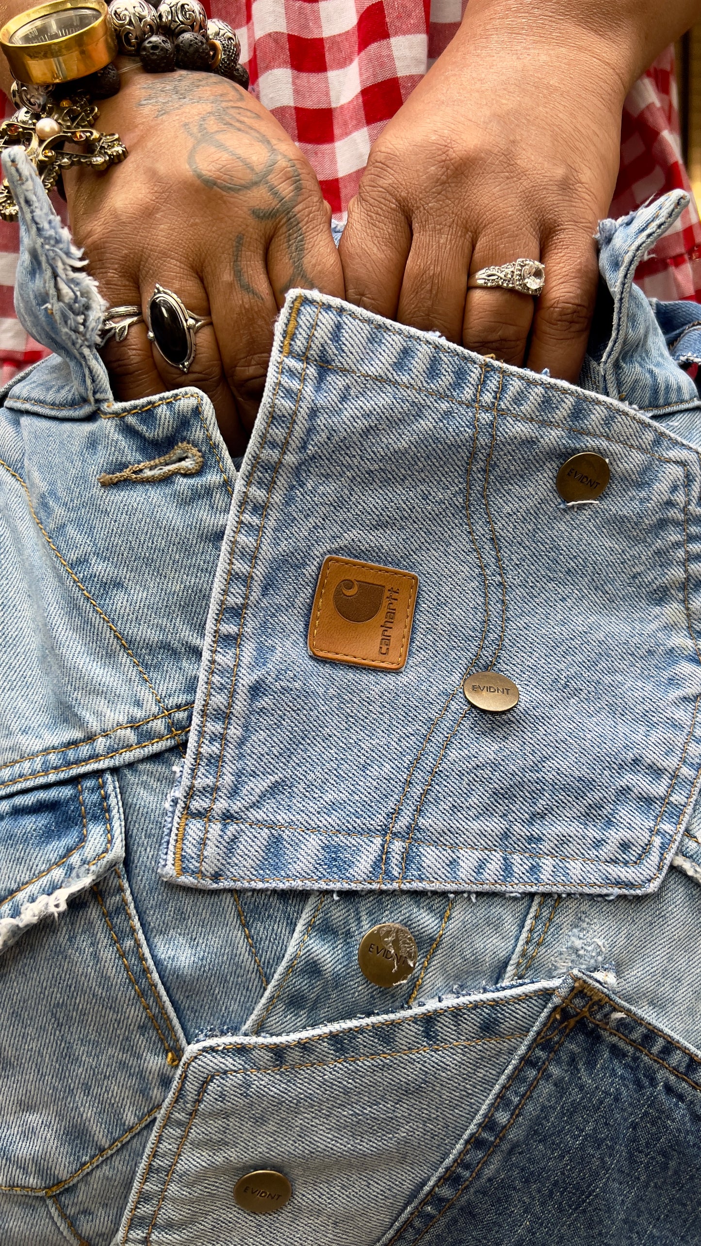 Jumping Jets Ugly Denim All Over Unique Junk Bag