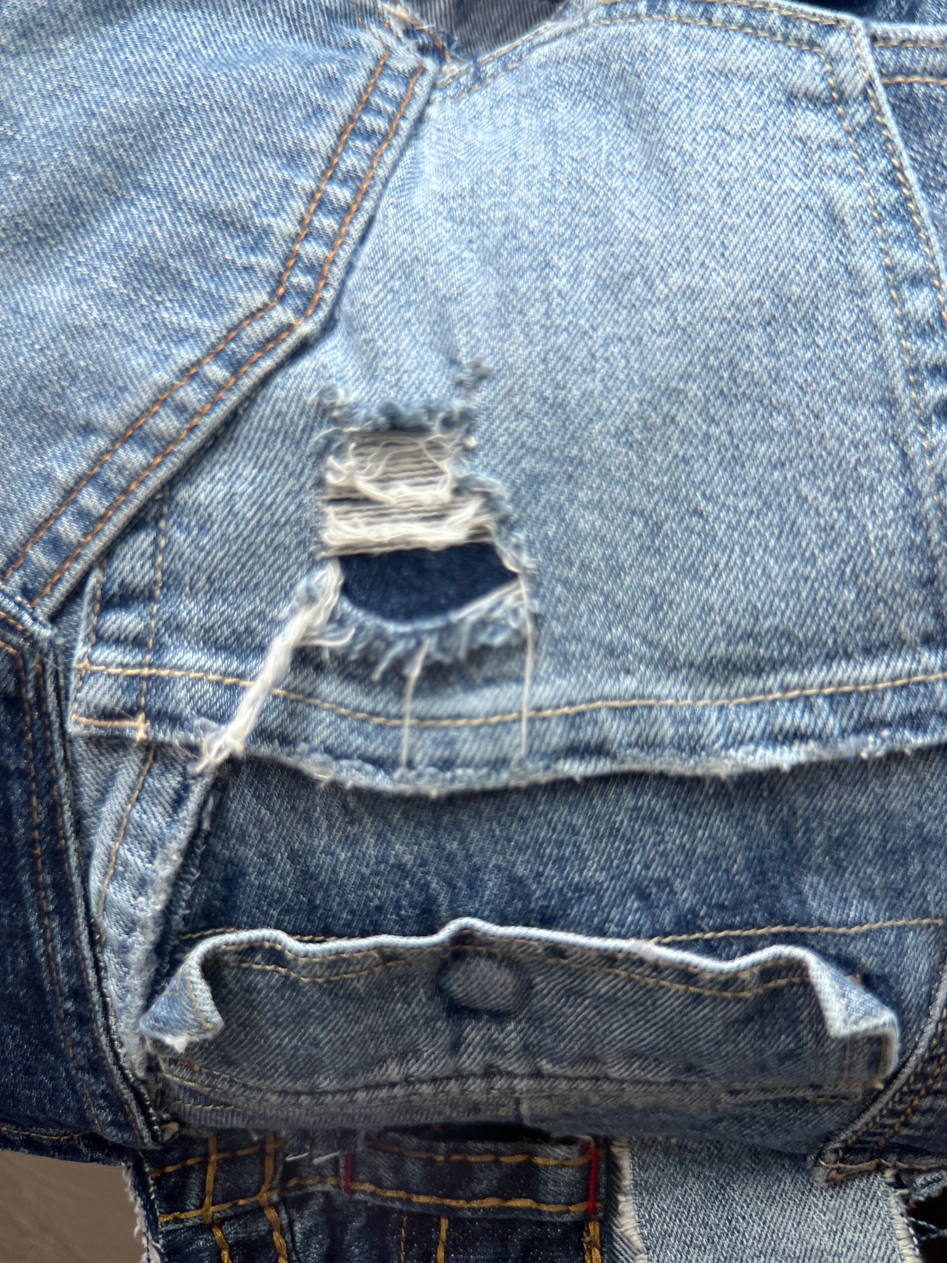 Funky Blue Ugly Denim Show Off Bag