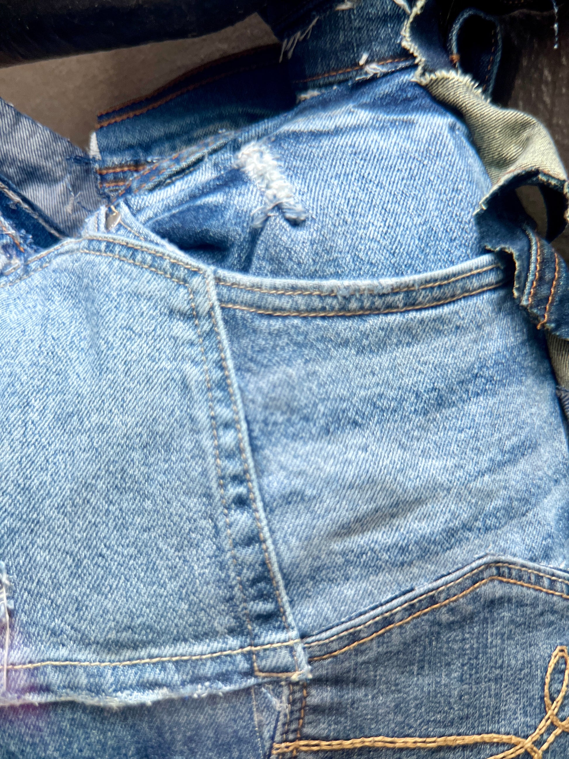 Funky Blue Ugly Denim Show Off Bag
