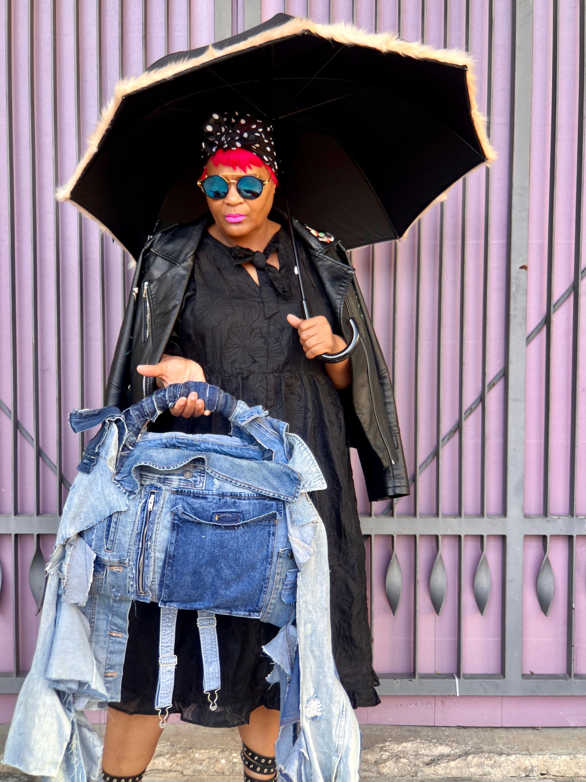 Ugly Denim Scrap Big Ole' OverAll Bag : Social Stunt Ready
