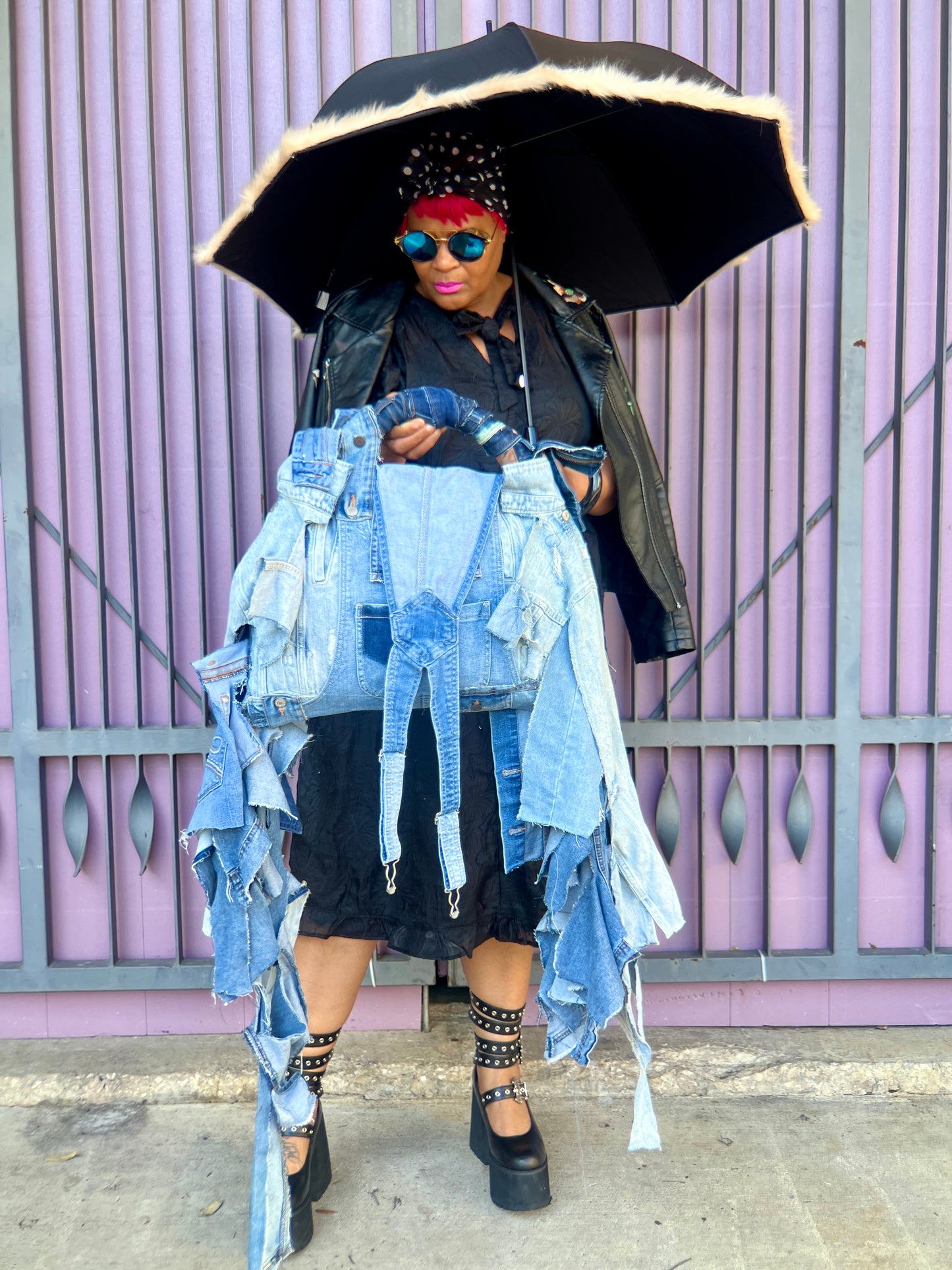 Ugly Denim Scrap Big Ole' OverAll Bag : Social Stunt Ready