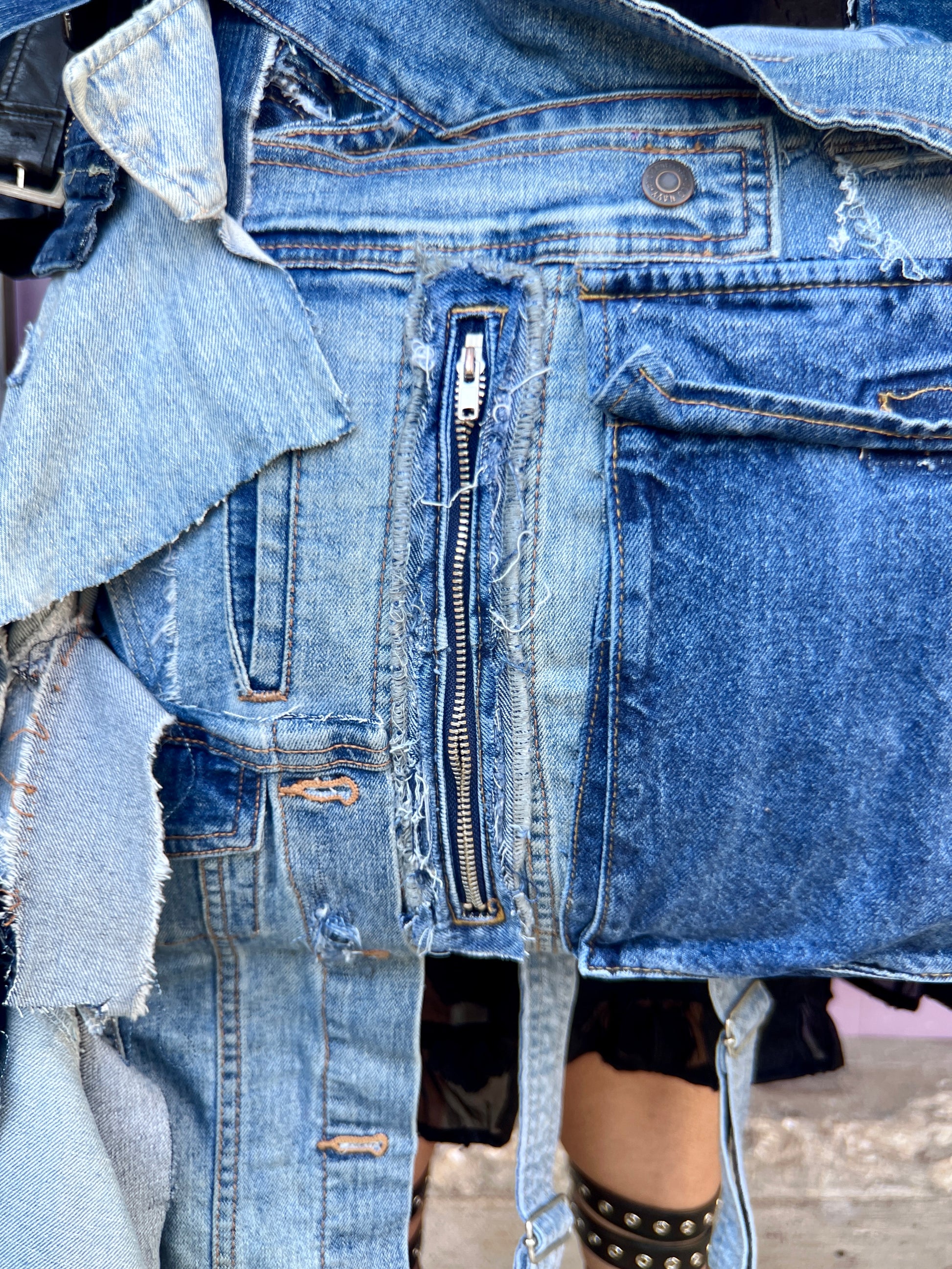 Ugly Denim Scrap Big Ole' OverAll Bag : Social Stunt Ready