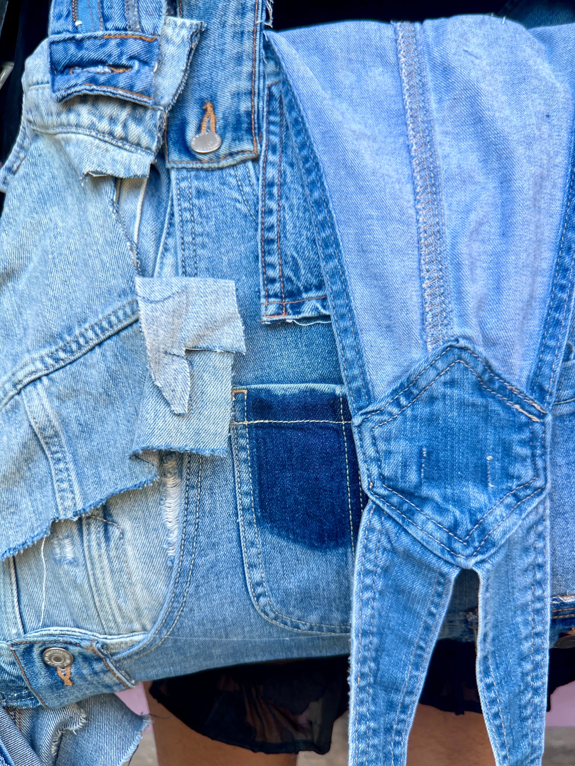 Ugly Denim Scrap Big Ole' OverAll Bag : Social Stunt Ready