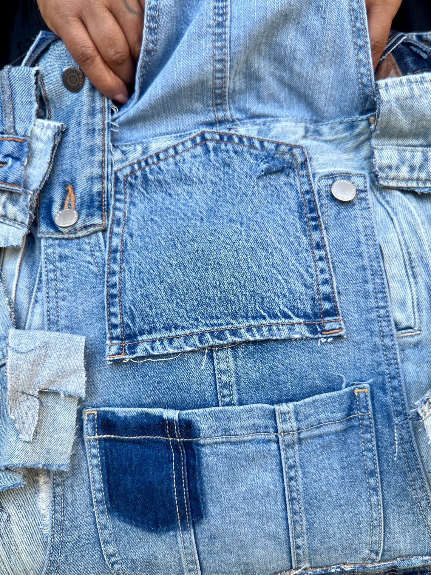 Ugly Denim Scrap Big Ole' OverAll Bag : Social Stunt Ready