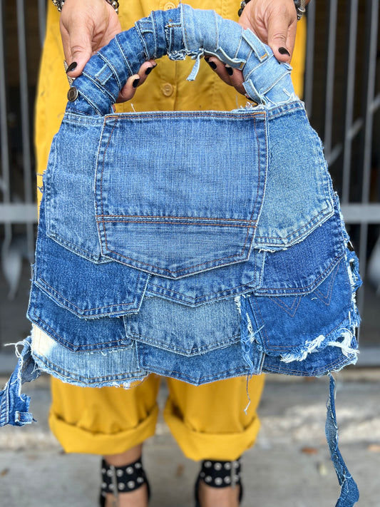 Next Level Ugly Pocket Denim Stuff And Go Bag