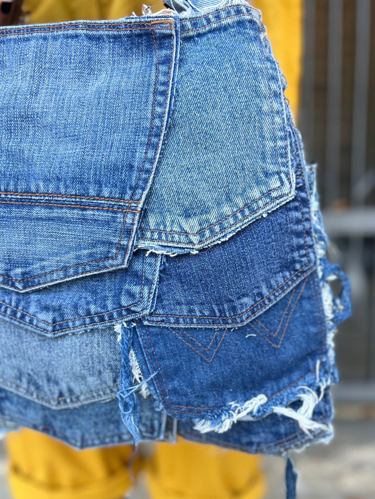 Next Level Ugly Pocket Denim Stuff And Go Bag