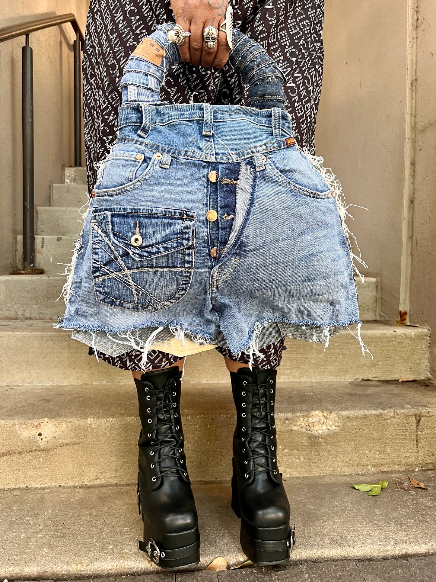 That Girl On Fire Funky Ugly Denim