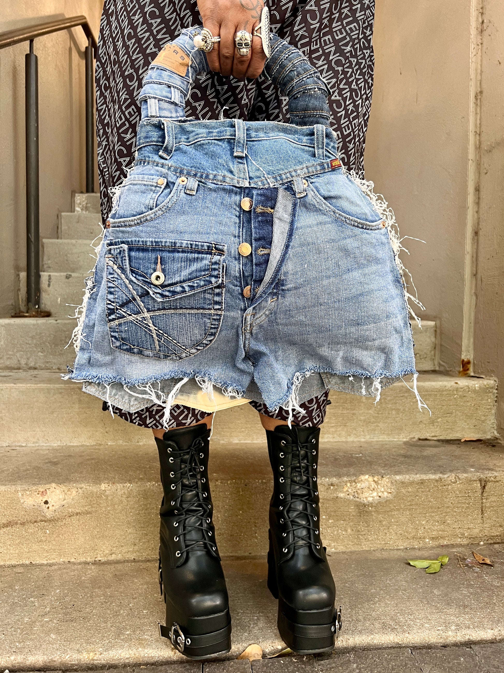 That Girl On Fire Funky Ugly Denim