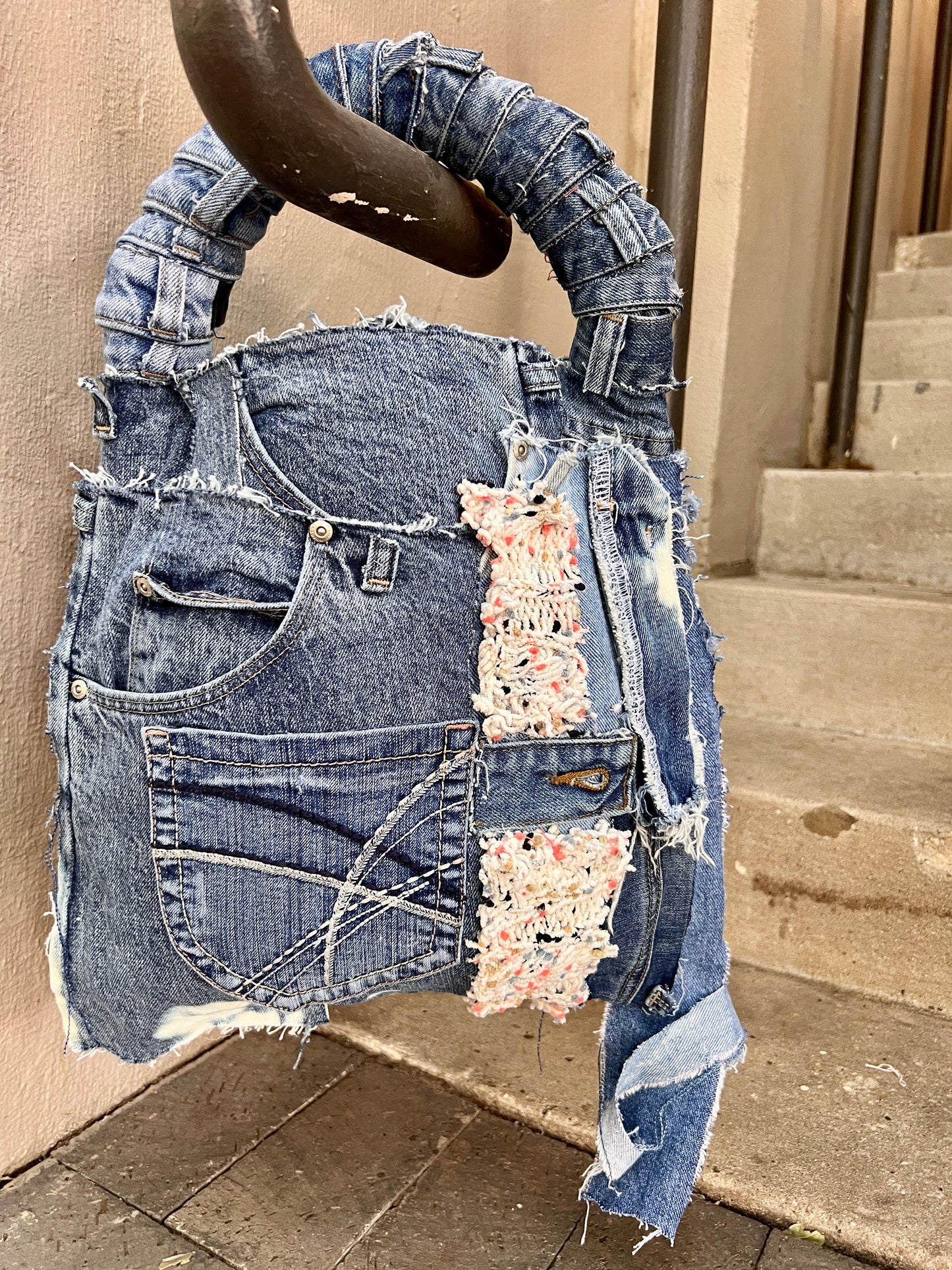 Stone Cold Ugly Denim Bag