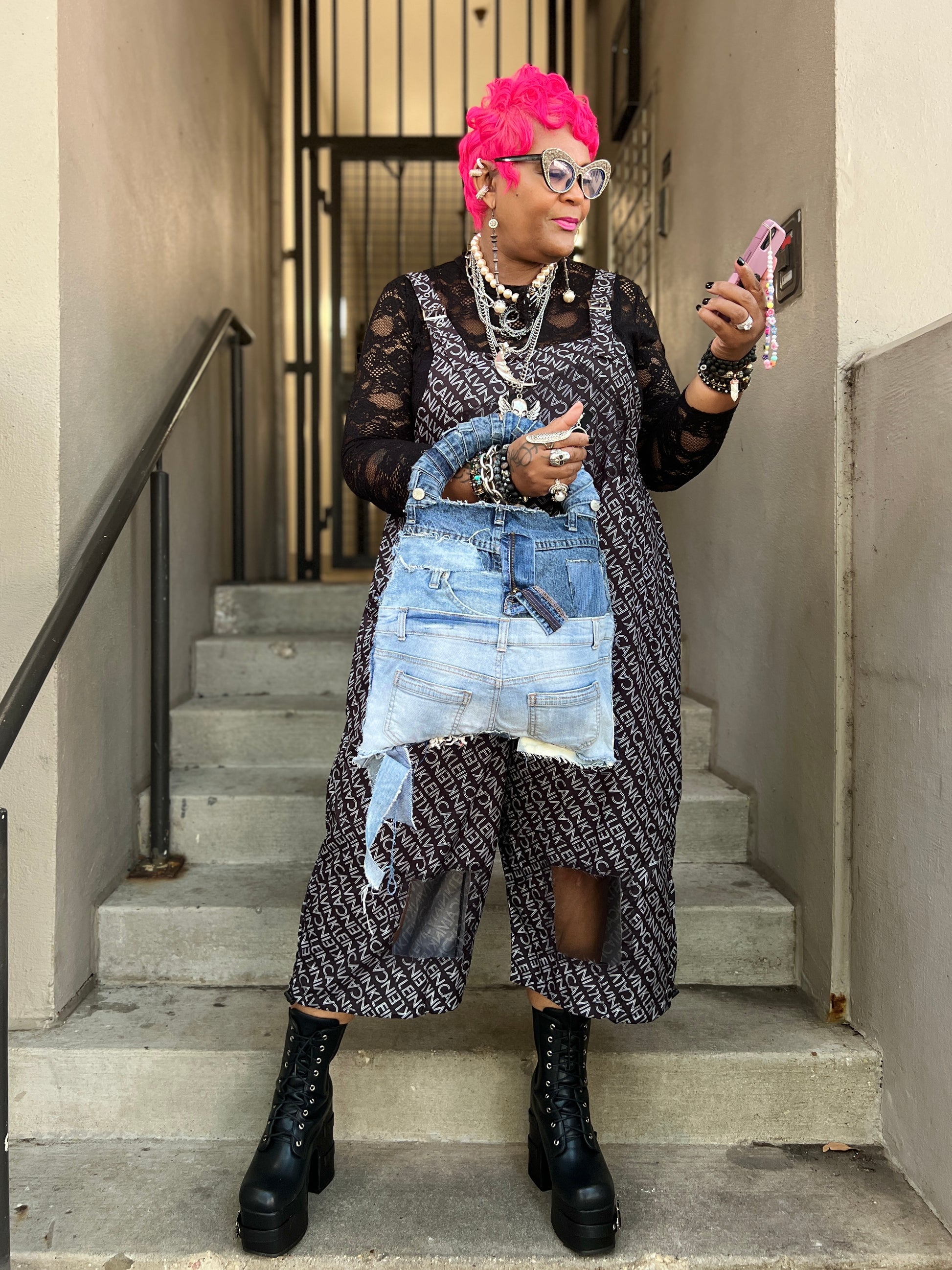 Stone Cold Ugly Denim Bag