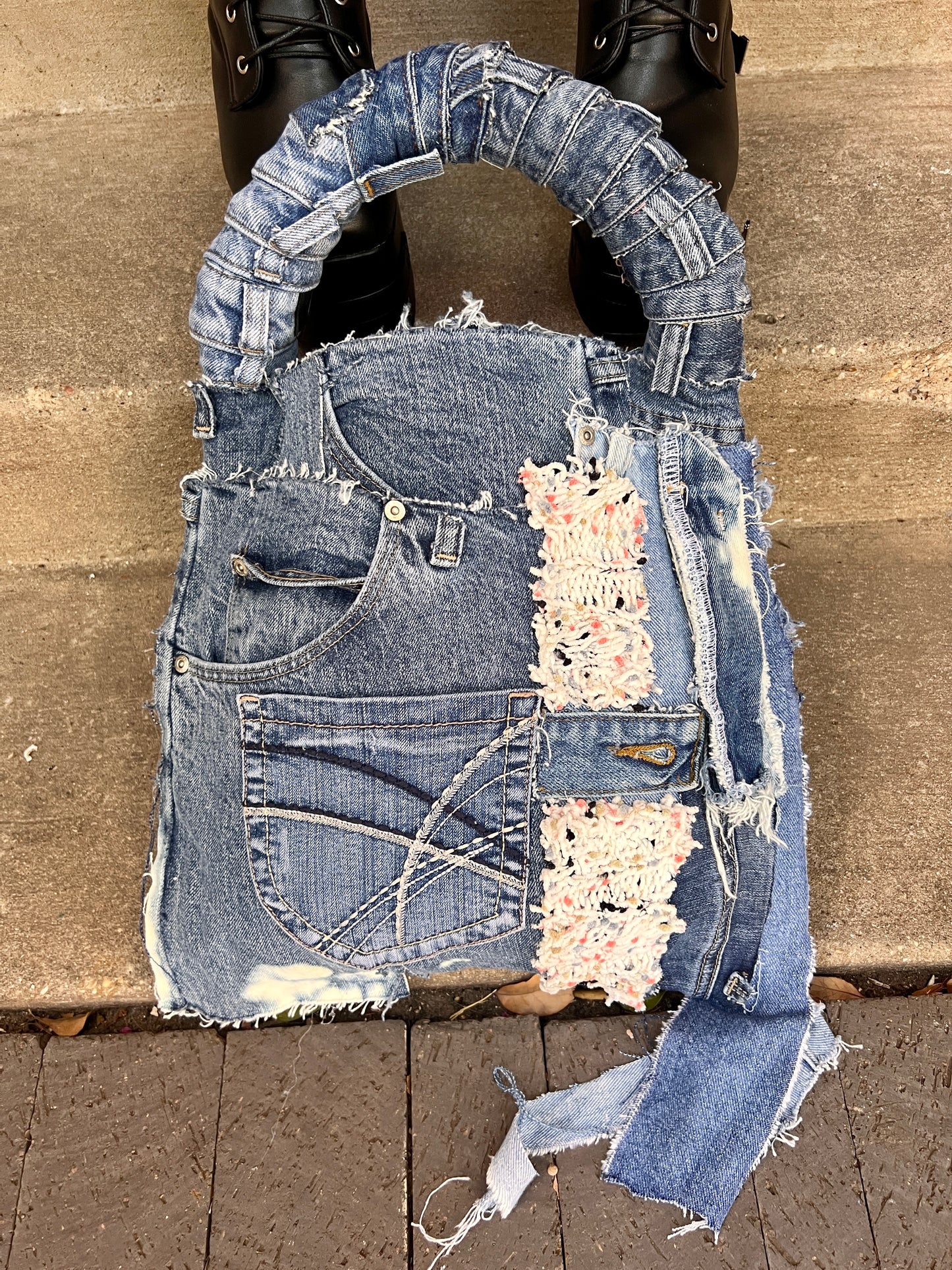 Stone Cold Ugly Denim Bag