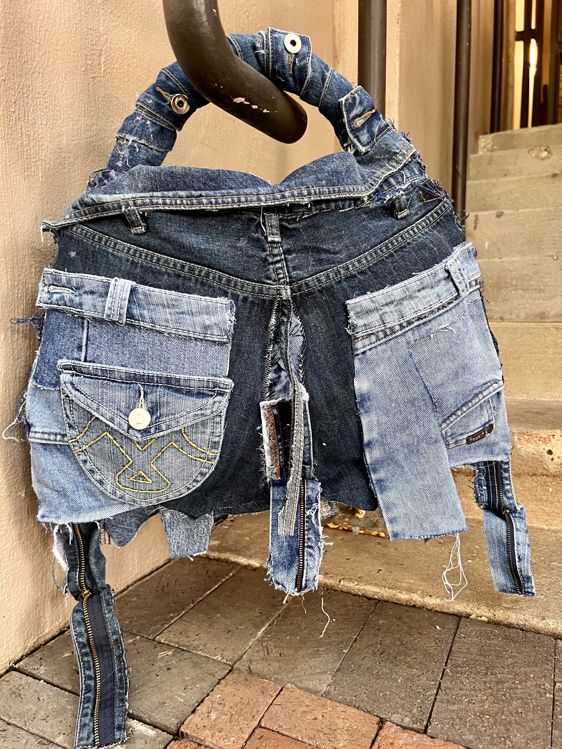 Big And Chunky Ugly Denim Bag