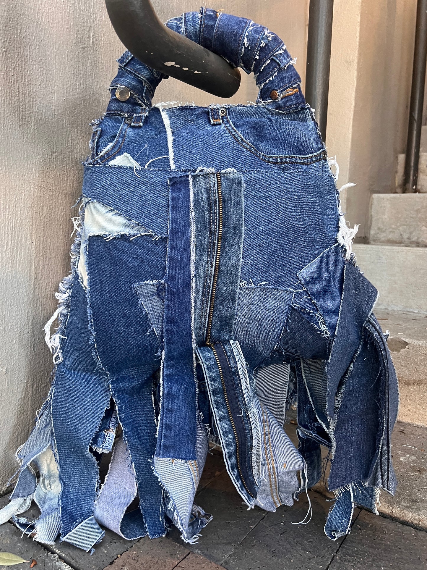 Always Lucky Ugly Denim XL Denim Bag
