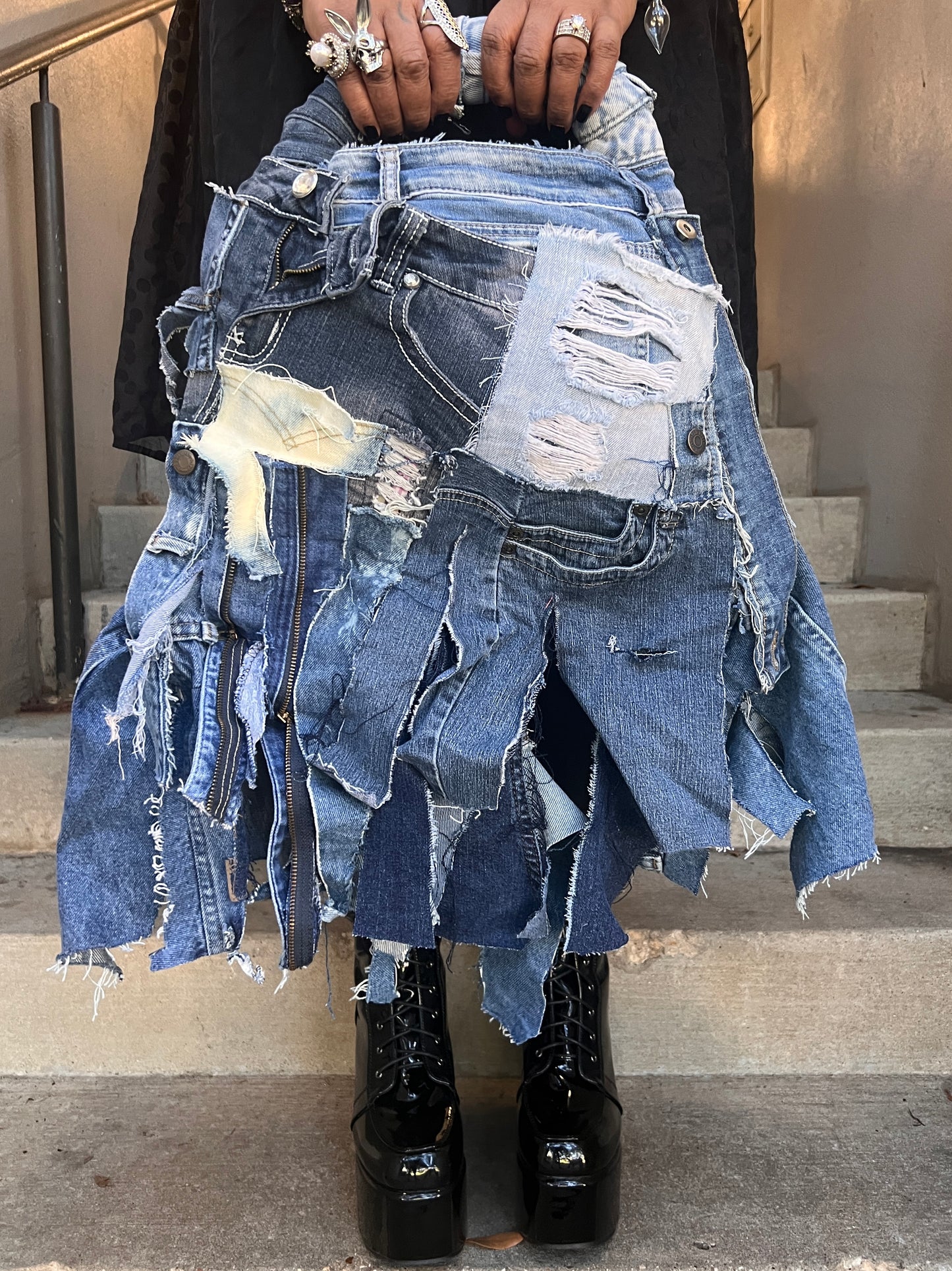 Dream Girl Ugly XL Denim Bag