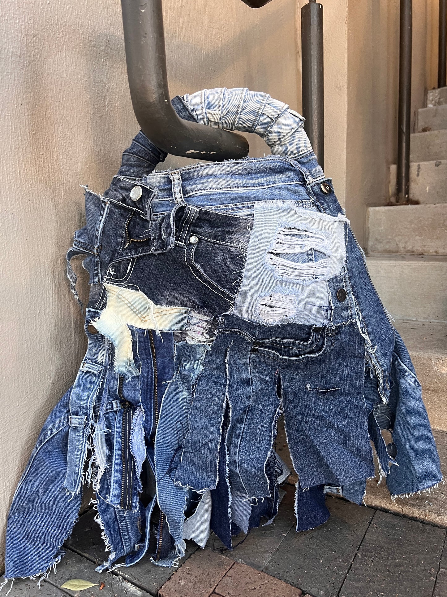 Dream Girl Ugly XL Denim Bag