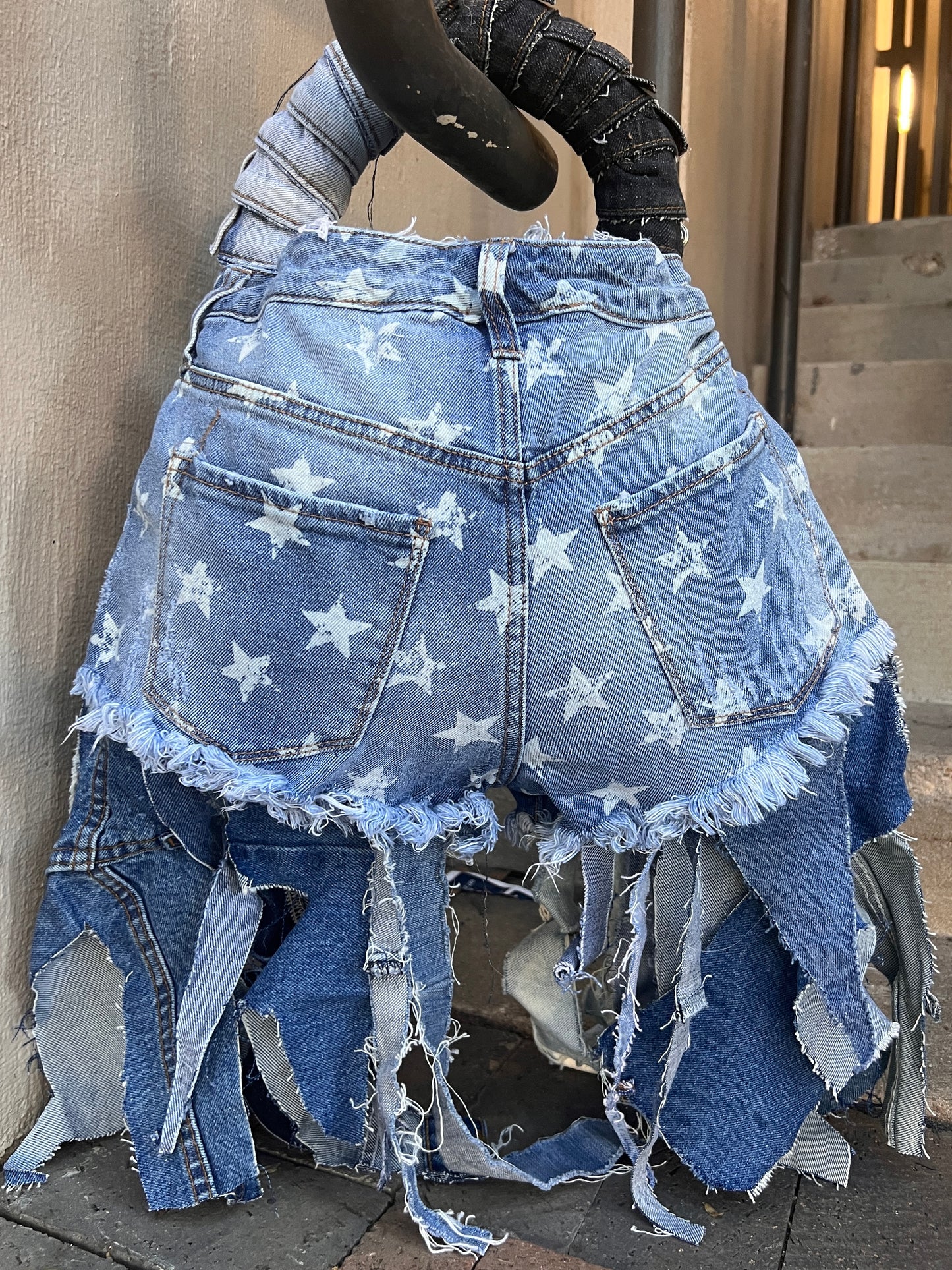 Girl Bye Ugly Denim XL Bag
