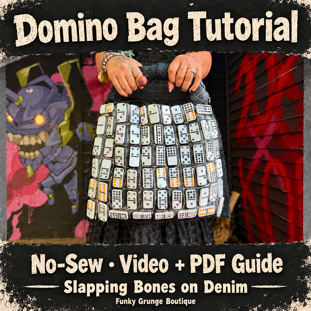 Domino cover with prominent tagline and smaller brand name