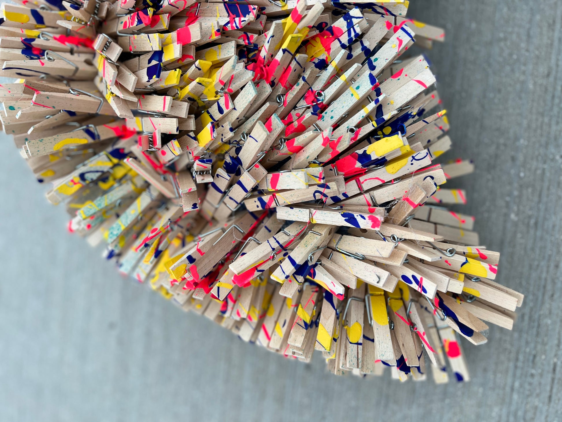 So Weird Funky Clothes Pin Reworked Junk Bag: Stranger Things