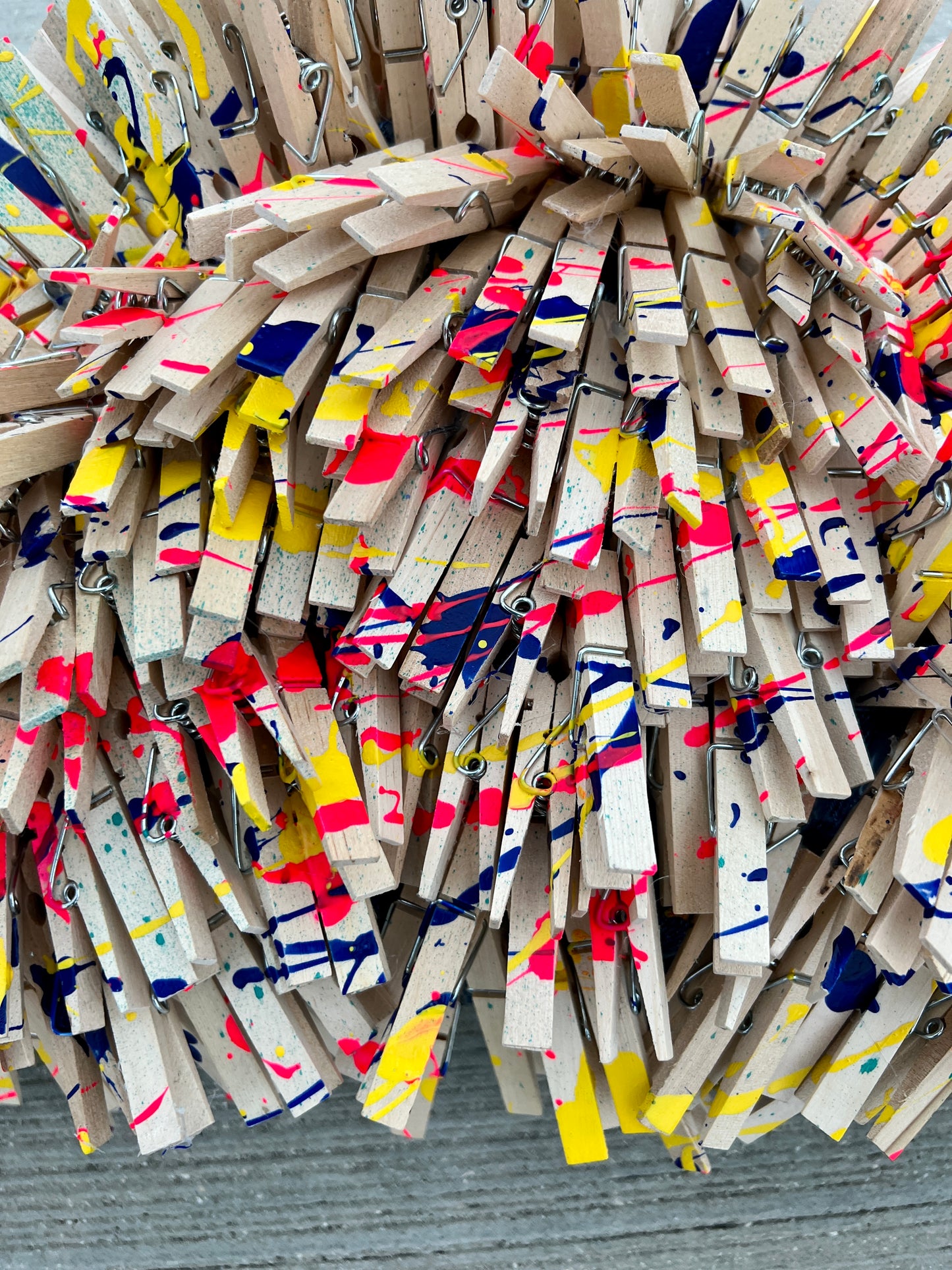 So Weird Funky Clothes Pin Reworked Junk Bag: Stranger Things