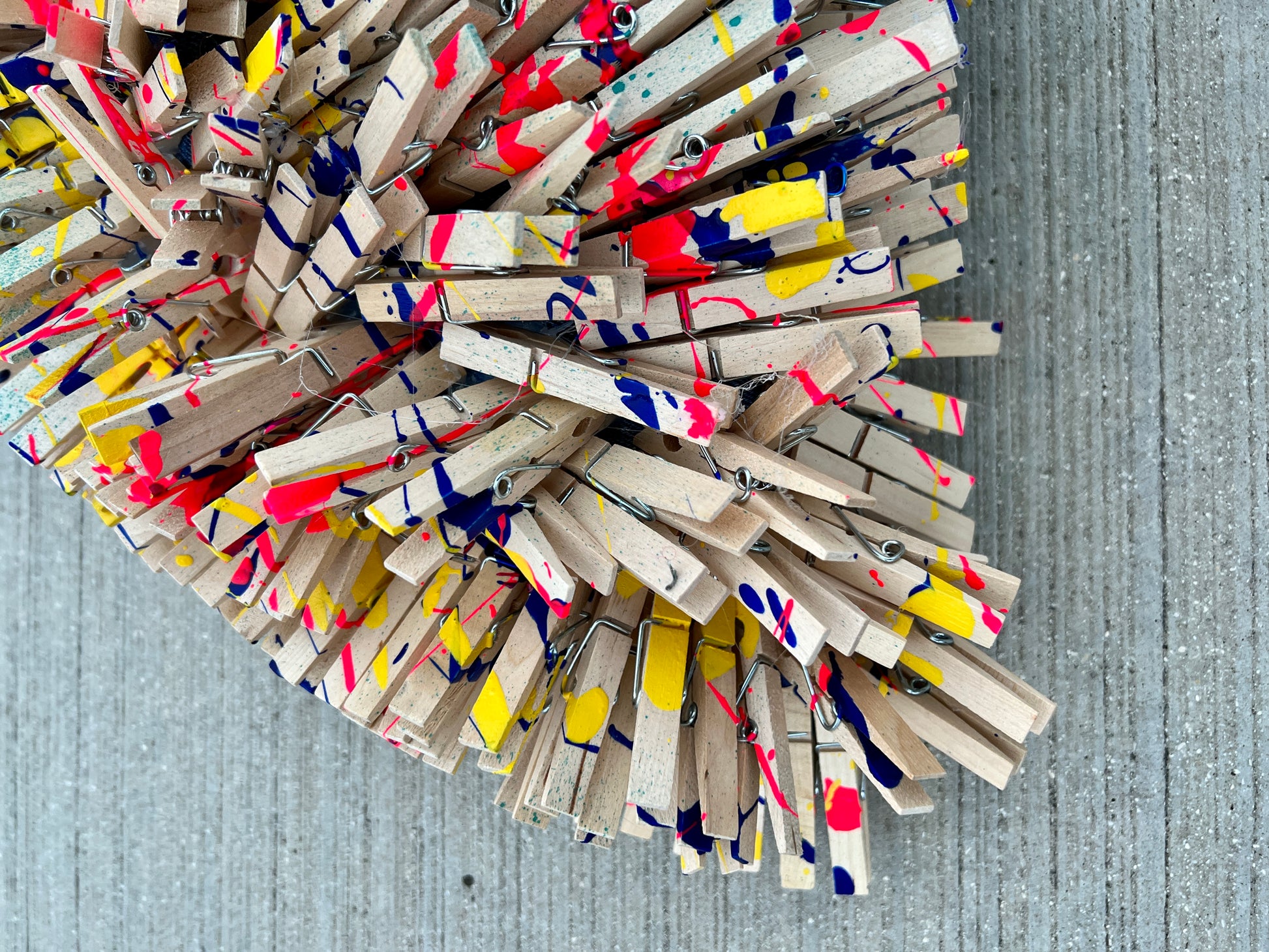 So Weird Funky Clothes Pin Reworked Junk Bag: Stranger Things