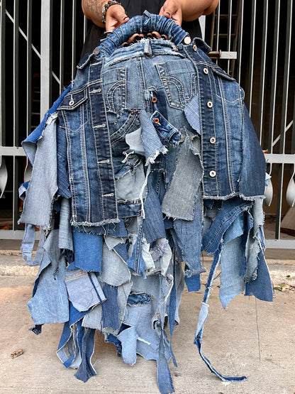 Just For Show Big Ole Ugly Stuff And Go Denim Bag