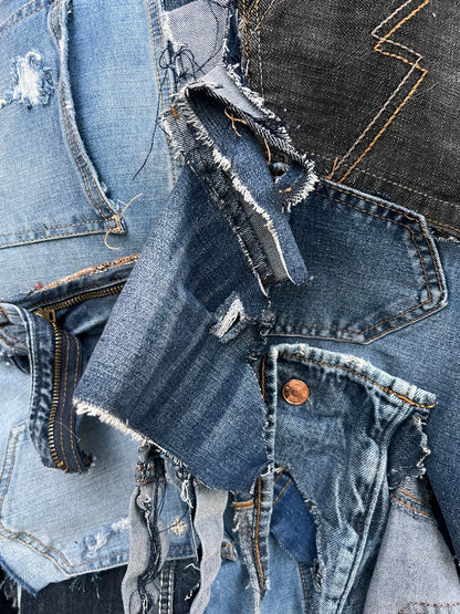 Just For Show Big Ole Ugly Stuff And Go Denim Bag
