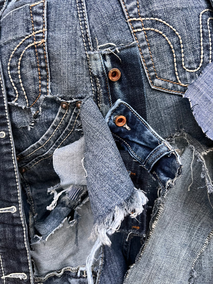 Just For Show Big Ole Ugly Stuff And Go Denim Bag
