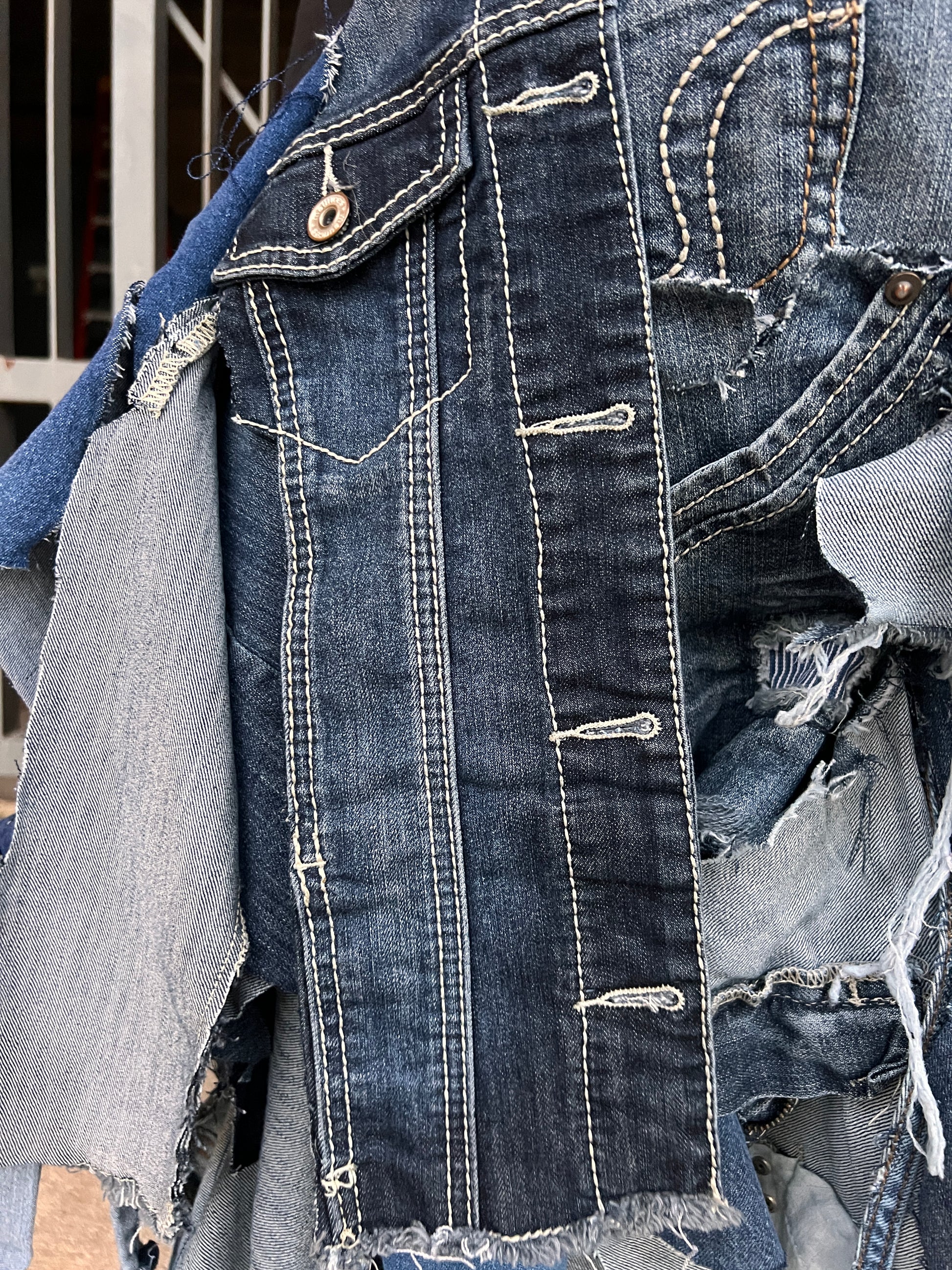 Just For Show Big Ole Ugly Stuff And Go Denim Bag