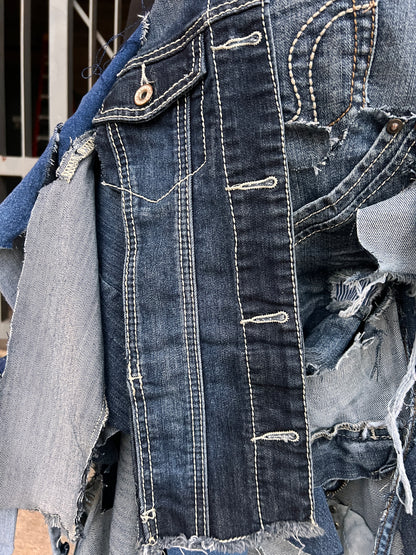 Just For Show Big Ole Ugly Stuff And Go Denim Bag