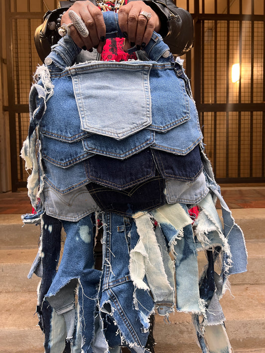 So Funky And Fly Ugly Denim Bag