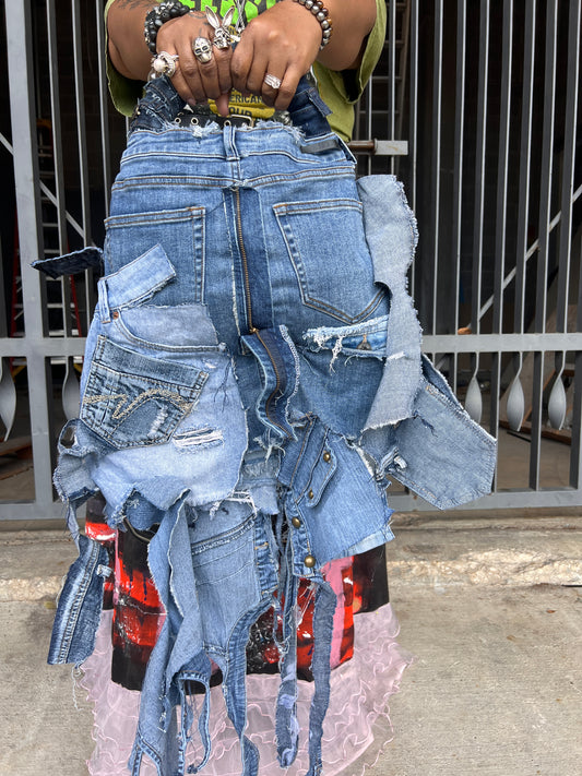 Super Fly And Raggedy Ugly Denim Bag