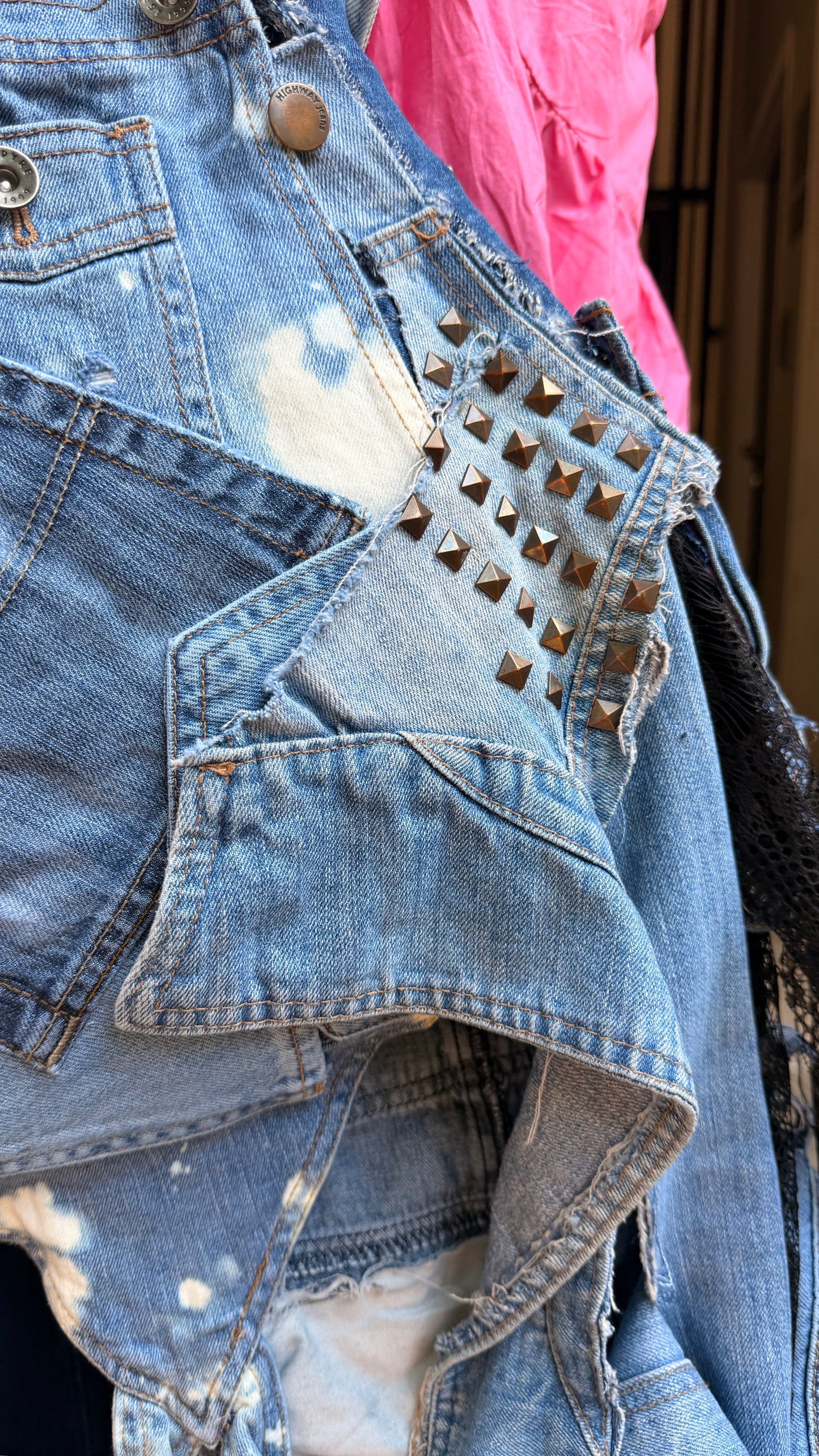 Two Sided Ugly Denim Janky Jean Bag