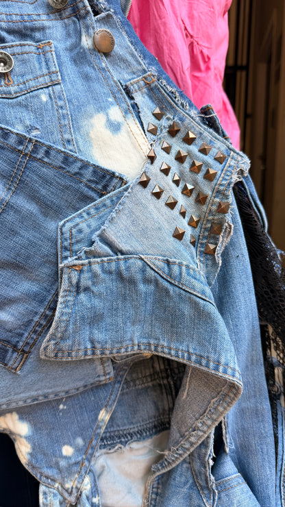 Two Sided Ugly Denim Janky Jean Bag