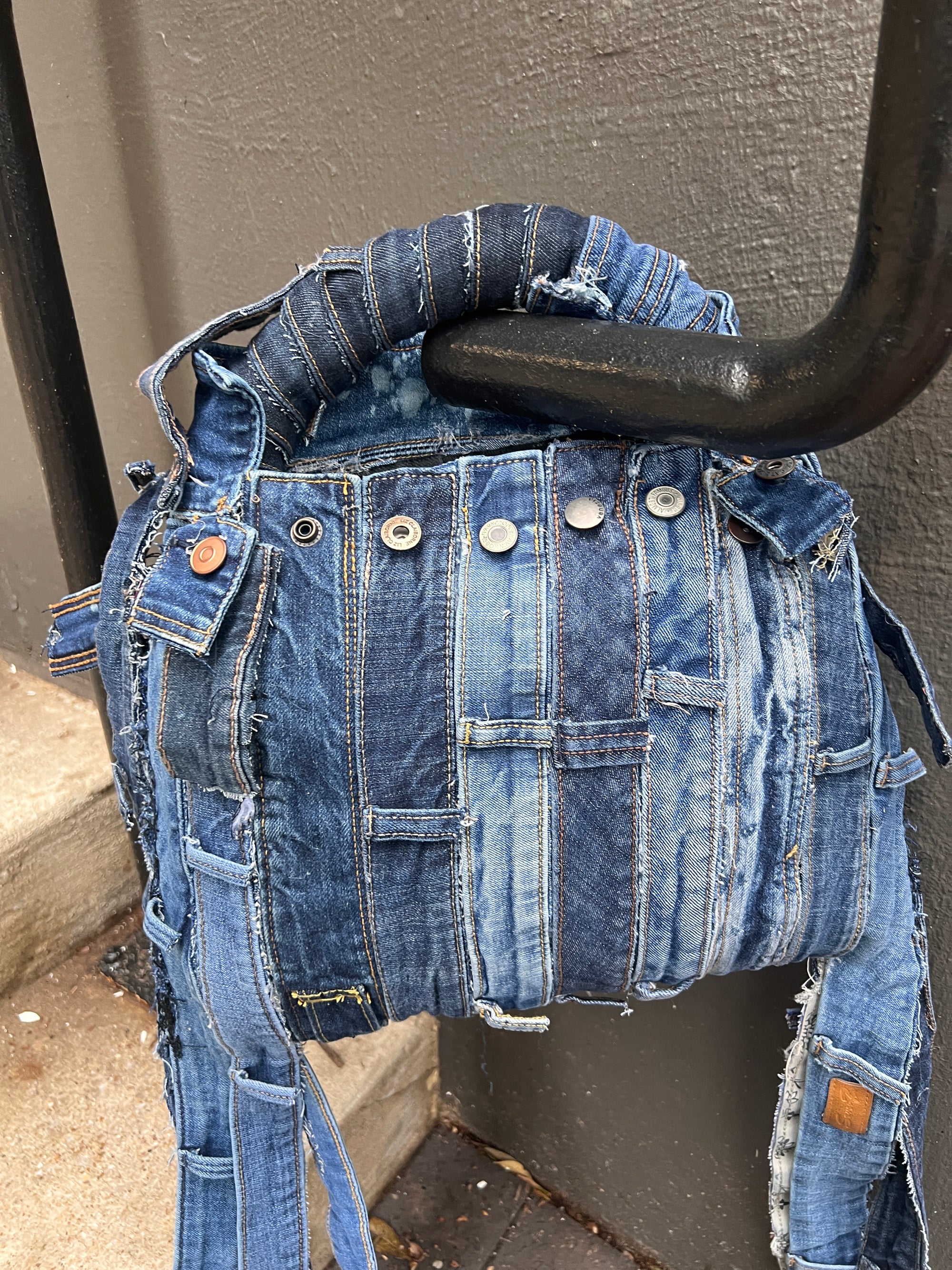 Ugly Belt Loop Denim Bag : Odd Style