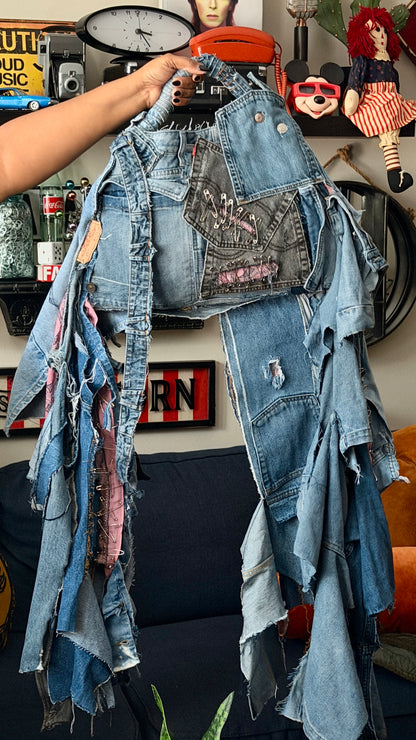 Bold & Ugly Denim On Denim Upcycled Statement Bag