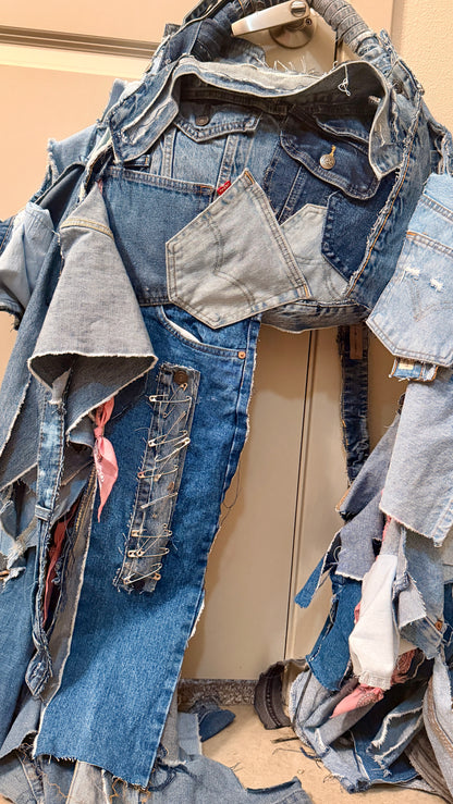 Bold & Ugly Denim On Denim Upcycled Statement Bag
