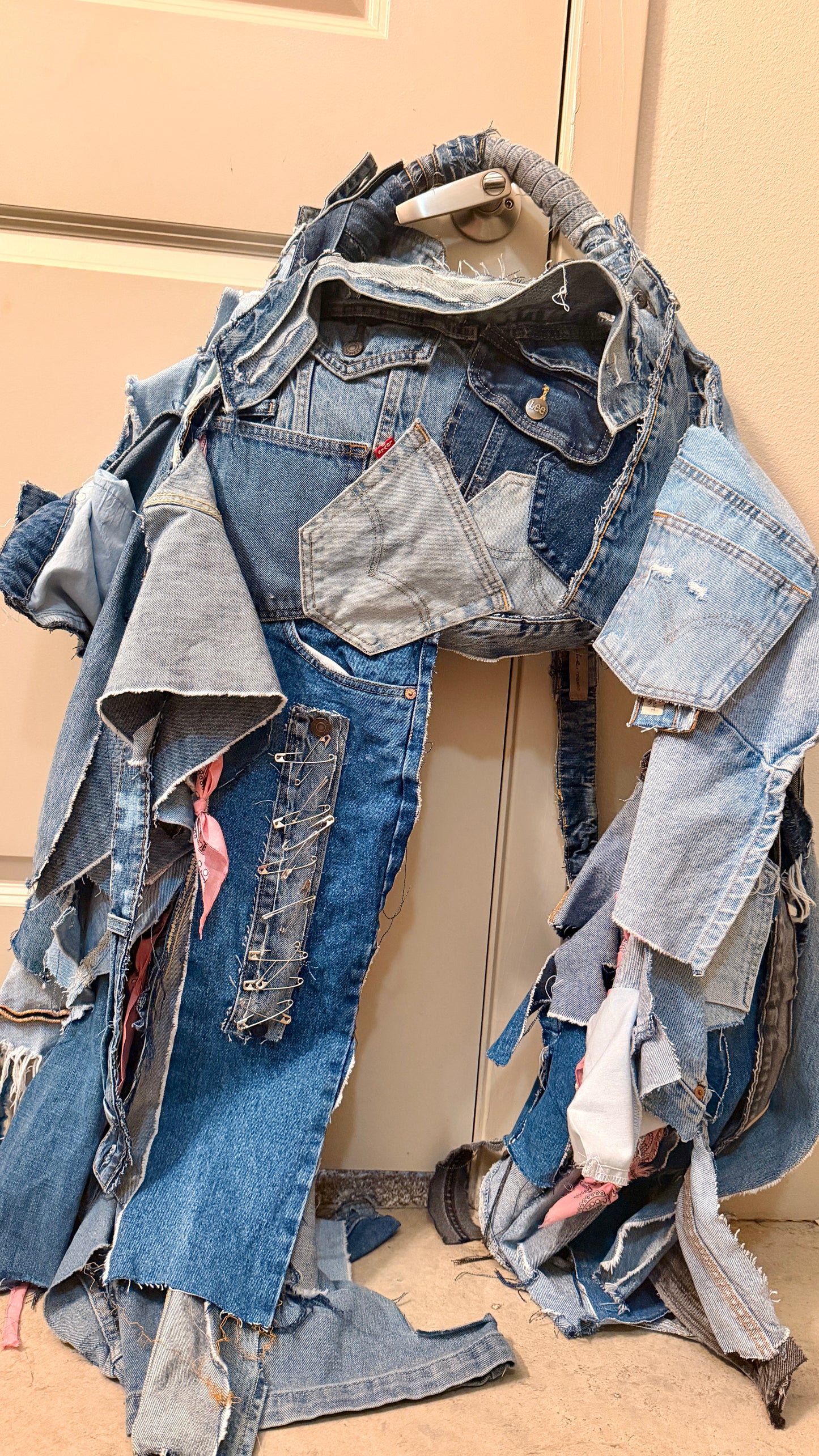 Bold & Ugly Denim On Denim Upcycled Statement Bag