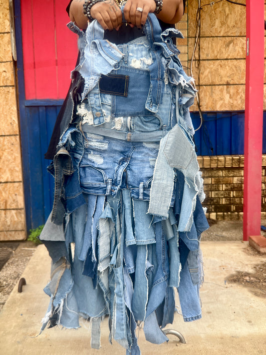 Doing The Most Ugly Denim Grunge Bag