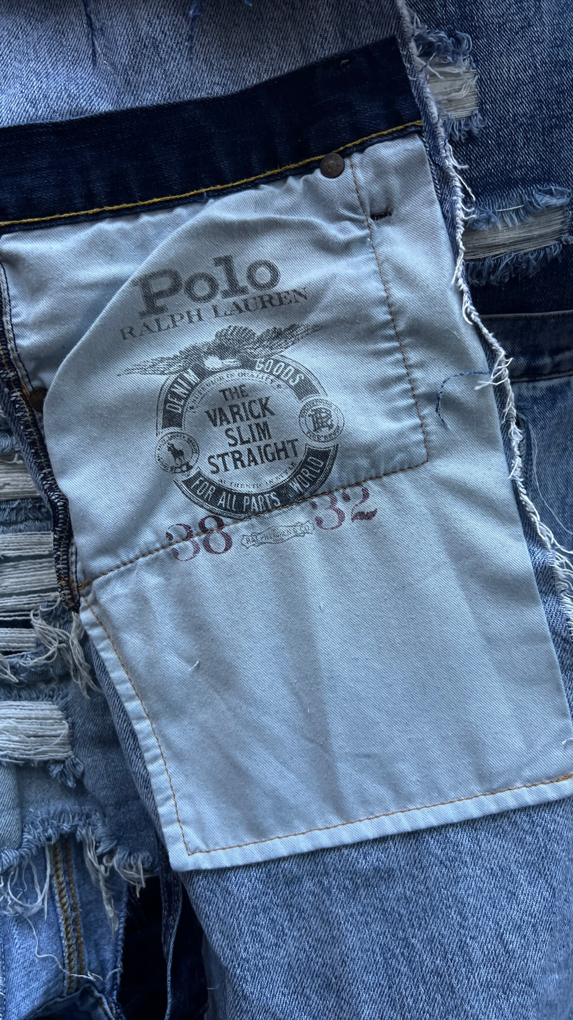 3 Way Wear Ugly Denim Bag; Performative Style