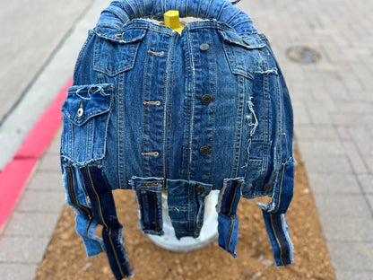 XL Ugly Denim Pocket 2 Sided Bag