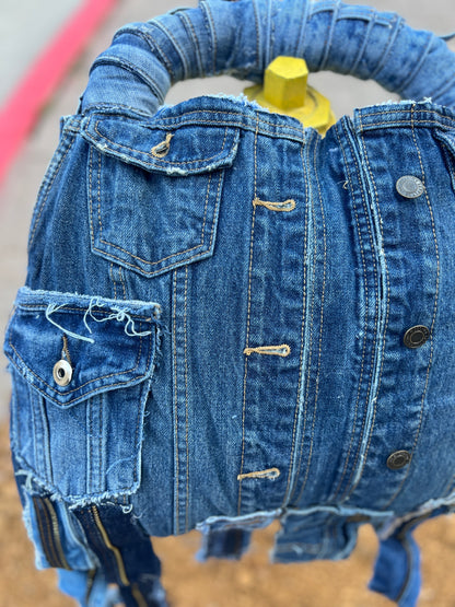 XL Ugly Denim Pocket 2 Sided Bag