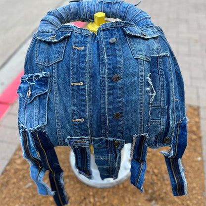 XL Ugly Denim Pocket 2 Sided Bag