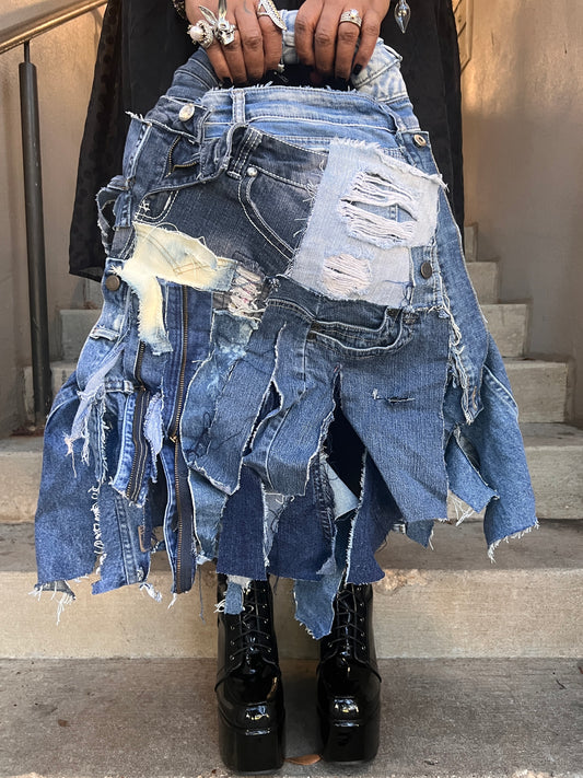 Dream Girl Ugly XL Denim Bag