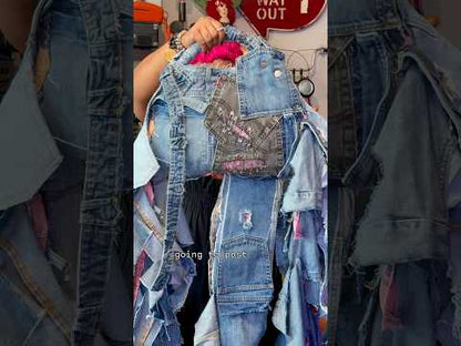 Bold & Ugly Denim On Denim Upcycled Statement Bag