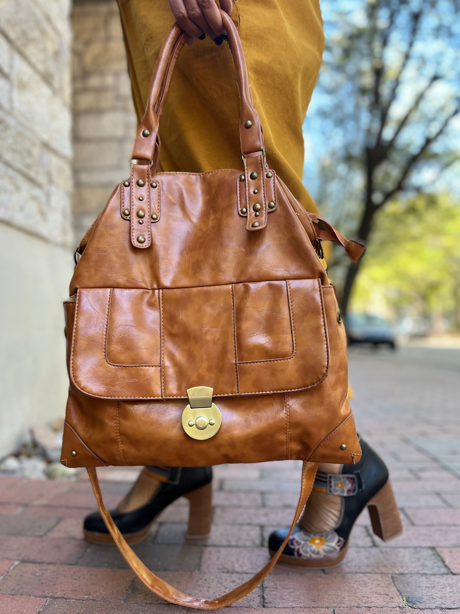 Preloved Women's Bag - Brown